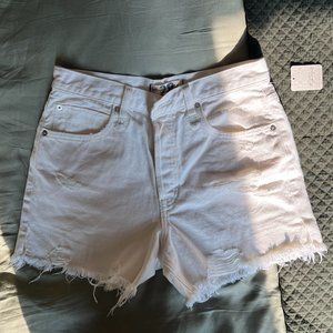 NWT Free People White Denim Shorts